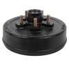 ECCPP Boat Trailer Brake Drum Hub Kit 10 x 2 1/4 5 Bolt 1 1/16 x 1 3/8 44649 x 68149 Black Tapered Spindle 3500lb view 3
