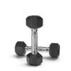 Epic Fitness Coated Hex Dumbbell Weights (5, Pair) view 1