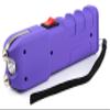 POLICE Stun Gun for Self Defense 928 - High Voltage Rechargeable with LED Flashlight, Compact & Heavy Duty, Personal Security for Women & Men - Purple view 4