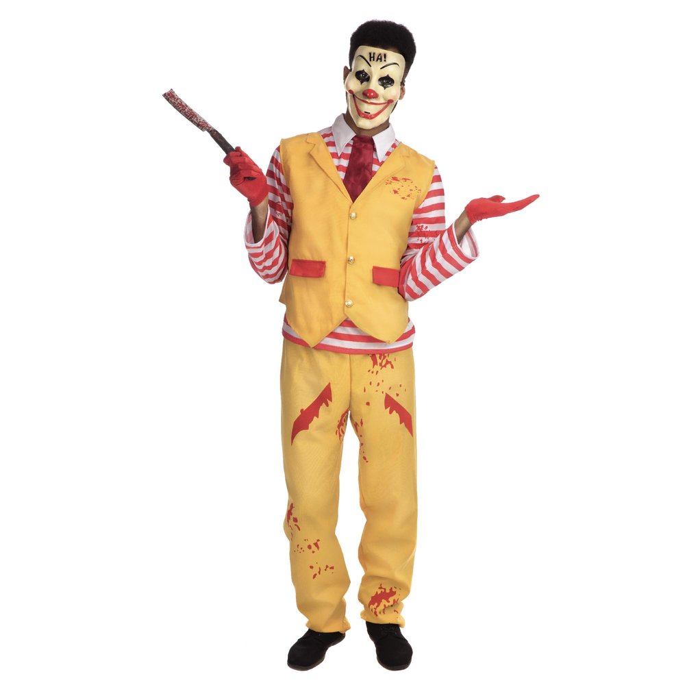 Bristol Novelty Womens/Ladies Zombie School Girl Halloween Costume (M) (Yellow/Black/White), Yellow/Black/White, Medium