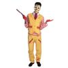 Bristol Novelty Womens/Ladies Zombie School Girl Halloween Costume (M) (Yellow/Black/White), Yellow/Black/White, Medium view 1