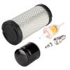 10L0L Golf Cart Tune Up Kit for EZGO TXT 2010 Up & RXV 2008 Up Gas Models with 4 Cycle Kawasaki 13.5 hp Engines Inl. Air Filter Oil Filter Fuel Filter Spark Plug, Engine Maintenance Kit for EZGO view 4