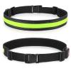 llumifun LED Running Belt, USB Rechargeable Light Up Belt, LED Safety Waist for Running Jogging Biking Camping Walking at Night (Green) view 1