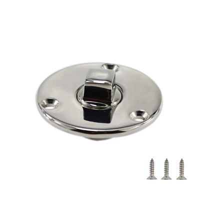 Heavy Duty 316 Stainless Steel Boat Marine Garboard Drain Plug Kit with Screws for 1 Inch Hole