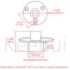 Heavy Duty 316 Stainless Steel Boat Marine Garboard Drain Plug Kit with Screws for 1 Inch Hole view 2