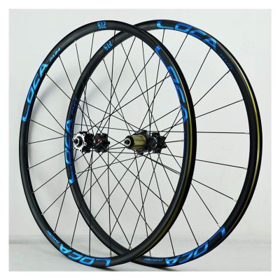 Bikes Wheel Set Quick Release Front Rear Wheel Aluminum 26/27.5/29 Inch Straight Pull 4 Palin Disc Brake Six Claw 8/9/10/11/12 Speed (Color : E, Size : 27.5in)