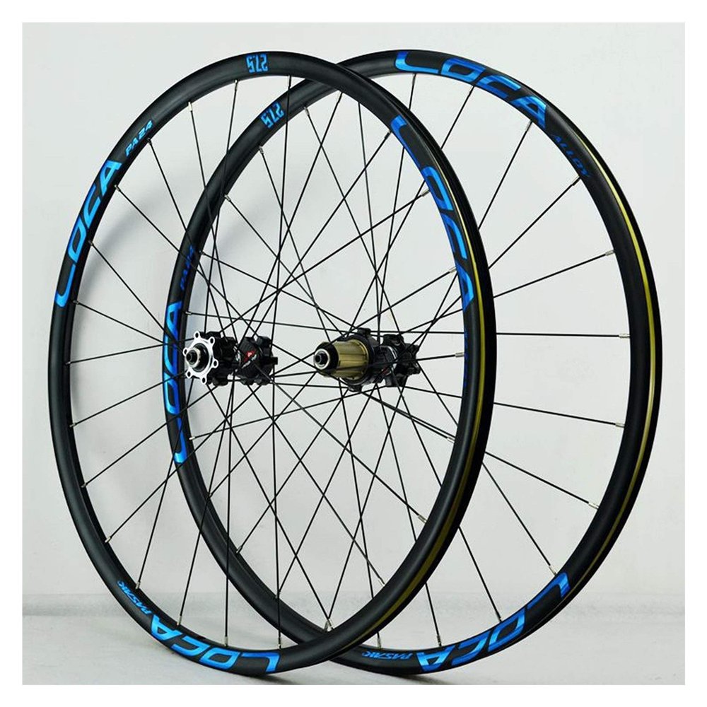 Bikes Wheel Set Quick Release Front Rear Wheel Aluminum 26/27.5/29 Inch Straight Pull 4 Palin Disc Brake Six Claw 8/9/10/11/12 Speed (Color : E, Size : 27.5in)