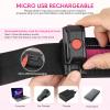 Illumifun LED Running Belt, USB Rechargeable LED Sash for Night Walking, Elastic Light Up Gear for Running Jogging Biking Camping at Night (Pink) view 4