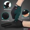 BEACE Cycling Gloves Bike Gloves Biking Gloves for Women(Colorful Night Glow) with Touch Screen-Workout Gloves Full Finger Road Gloves Mountain Bike Gloves Anti-Slip Silicone Palm view 4