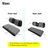10L0L Golf Cart Front and Rear Seat Cover Set for EZGO TXT RXV 4 Passenger Models Bench Seat Covers Kit Breathable Washable Polyester Mesh Cloth Gray Black Beige Red (S+XS) view 3