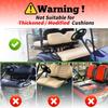 10L0L Golf Cart Front and Rear Seat Cover Set for EZGO TXT RXV 4 Passenger Models Bench Seat Covers Kit Breathable Washable Polyester Mesh Cloth Gray Black Beige Red (S+XS) view 4