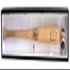DisplayGifts Baseball Bat Display Case Rack Cabinet Holder Wall Mount, 98% UV Protection Acrylic Door, Lock, Can Hang Vertical or Horizontal (Black Frame, White Interior) view 3