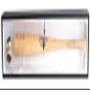 DisplayGifts Baseball Bat Display Case Rack Cabinet Holder Wall Mount, 98% UV Protection Acrylic Door, Lock, Can Hang Vertical or Horizontal (Black Frame, White Interior) view 4