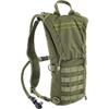 DEFCON 5 Hydration System Hydro Back Bag 3 Liters V-Cut Green OUTAC OT-JW002 OD view 1