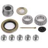 ECCPP Boat Trailer Hub Kit 5 Bolt 1 1/16 x 1 3/8 44649 x 68149 Silver Tapered Spindle Galvanized 3500lb view 3