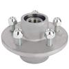 ECCPP Boat Trailer Hub Kit 5 Bolt 1 1/16 x 1 3/8 44649 x 68149 Silver Tapered Spindle Galvanized 3500lb view 4