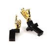 Stinger Novelty Finger Sight Set, Backup Front and Rear Iron Sight BUIS Set, Fit Picatinny Rail and Weaver (Gold Color, Offset 45 Degree) view 1