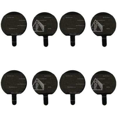 DiscoBrakes 4 Pairs Pads Compatible with Hayes Sole Disc Brake MX3 Cannondale GX-C GX2 MX2, Ceramic Compound, MTB