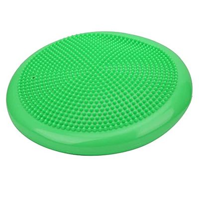 Yoga Inflatable Wobble Cushion,Wobble Massage Balances Cushion Thickened Gym Sports Fitness Enhance Core Stability Yoga Supplies Yoga