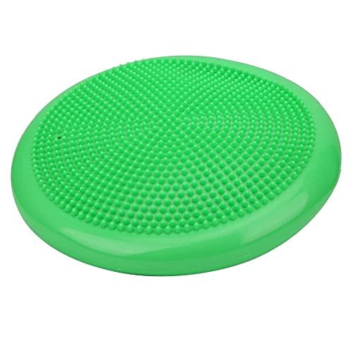 Yoga Inflatable Wobble Cushion,Wobble Massage Balances Cushion Thickened Gym Sports Fitness Enhance Core Stability Yoga Supplies Yoga