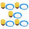 5PCS Foot Pump for Inflatables,Foot Air Pump 4.5 Inch Inflator for Wedding Festivals Balloon Yoga Ball Yoga Supplies view 1