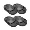 LINKNOWN Gun Magnet Mount [4-Pack] | 32 lbs. Magnetic Gun Mount | HQ Rubber Coated Gun Magnet for Car, Truck, Vehicle, Desks, Safes, and Walls | Concealed Gun Holder for Handgun view 1