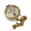 5MOONSUN5's Brass Compass Cross and May Your Faith Always Guide You Engraved. Keepsake Confirmation Gift Ideas, Heavenly Gift of Faith. The Perfect Baptism, Missionary, Birthday with Display Stand. view 2
