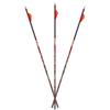 Carbon Express D-Stroyer MX Hunter 400 6PK Fletched Arrows, Red, Camo, One Size (51147) view 1