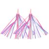 BESPORTBLE Kids Bicycle Tassel Handlebar Streamers Bicycle Grips Ribbon for Boys Girls (Pink and Purple) view 1