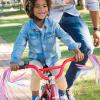 BESPORTBLE Kids Bicycle Tassel Handlebar Streamers Bicycle Grips Ribbon for Boys Girls (Pink and Purple) view 3