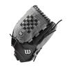 Wilson 2021 A360 SP14 14" Slowpitch Softball Glove - Right Hand Throw, Black/Grey view 4