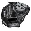 Wilson 2021 A360 CM315 31.5" Baseball Catcher's Mitt - Black/Grey, Right Hand Throw view 4