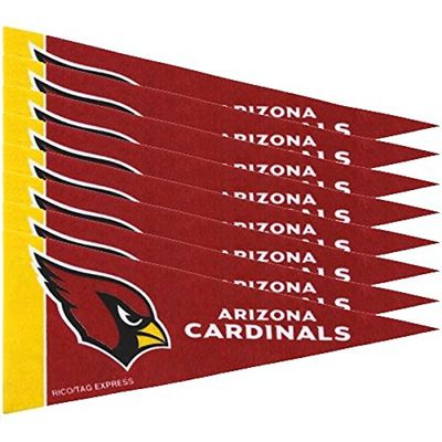 Arizona Cardinals 4x9 Mini Pennant - Set of 8
