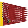 Arizona Cardinals 4x9 Mini Pennant - Set of 8 view 1