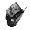 Wilson 2021 A360 12" Utility Baseball Glove - Black/Grey, Left Hand Throw view 3