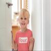 Unordinary Toddler 4th Birthday Girl Outfit Shirt Girls 4 Year Old Fourth Four Years Happy Bday Shirts (White on Mauve, 5 Years) view 4