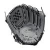Wilson 2021 A360 12.5" Outfield Baseball Glove - Black/Grey, Right Hand Throw view 2