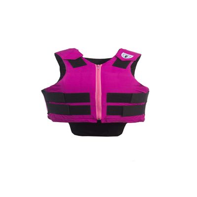 TIPPERARY EQUESTRIAN Horse Riding Eventing Vest - Ride-Lite - English Style Protective Horseback Riding Apparel - Ultra Flexible Fit Body Protector - Pink - YL