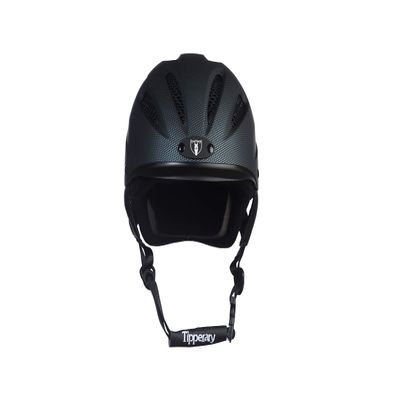 TIPPERARY EQUESTRIAN Horse Riding Helmet - Sportage - Lightweight Cooling Horseback Riding Apparel - Safety Helmet with Superior Ventilation and Air Flow - Carbon Grey - L