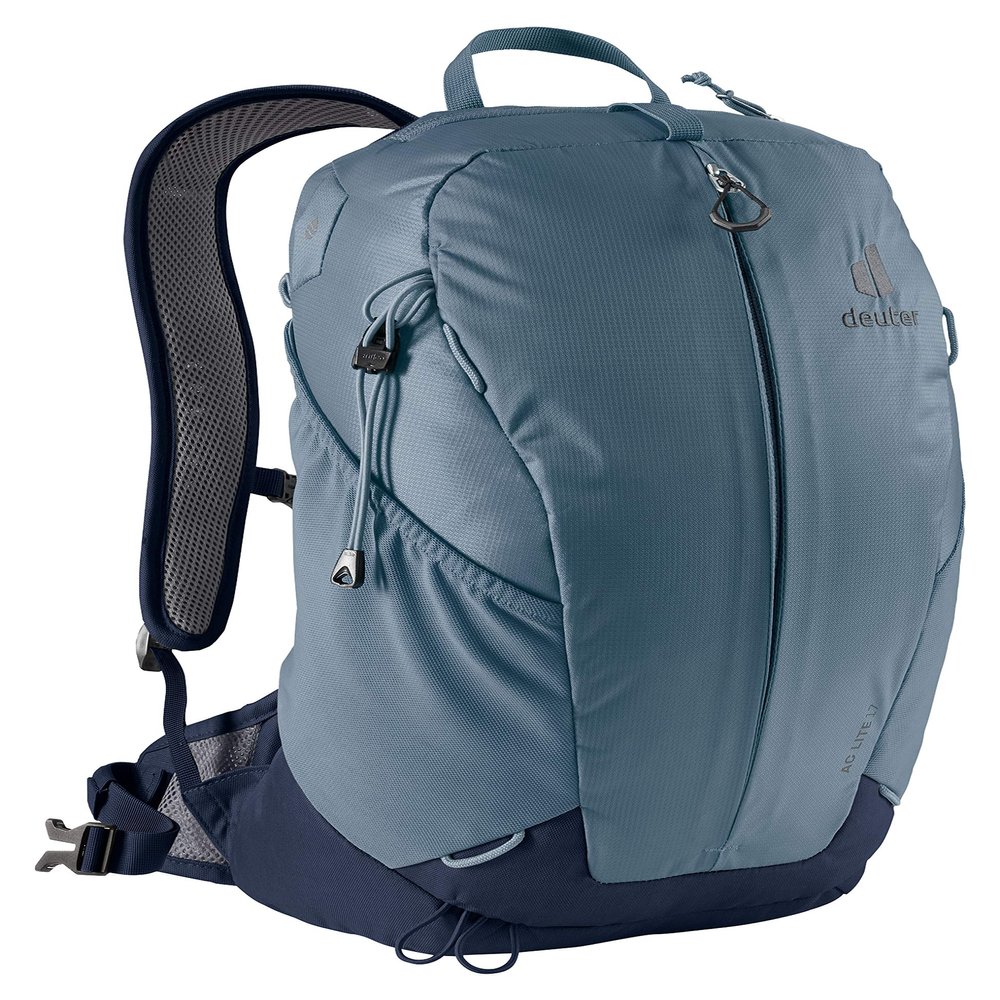 Deuter AC Lite 17 | Hiking Backpack with Lightweight Steel Frame and Ergonomical Straps | Hydration Compatible, Ventilated Back and Rain Cover for Day - Slateblue-Marine