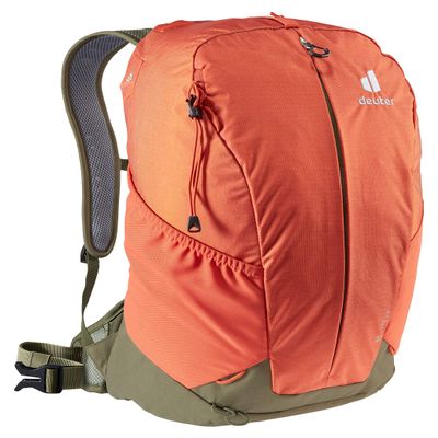 Deuter AC Lite 23 | Lightweight Hiking Backpack Ergonomical Straps | Hydration Compatible, Ventilated Back and Rain Cover - Paprika-Khaki