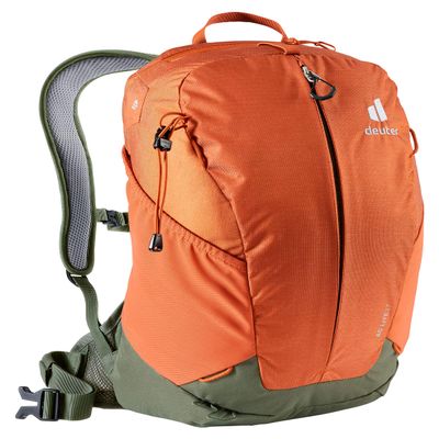 Deuter AC Lite 17 | Hiking Backpack with Lightweight Steel Frame and Ergonomical Straps | Hydration Compatible, Ventilated Back and Rain Cover for Day - Paprika-Khaki