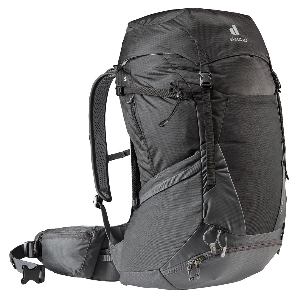 Deuter Futura Pro 40 Hiking Backpack With Women's Fit - Black-Graphite