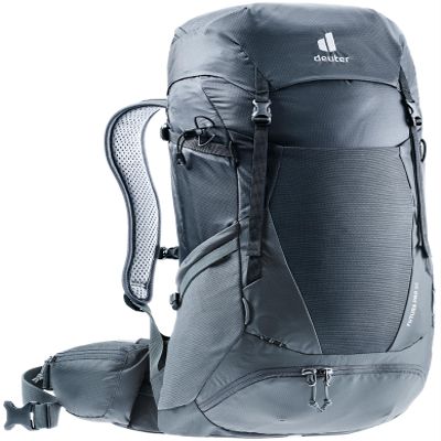 Deuter Futura Pro 36 Hiking Backpack - Black-Graphite