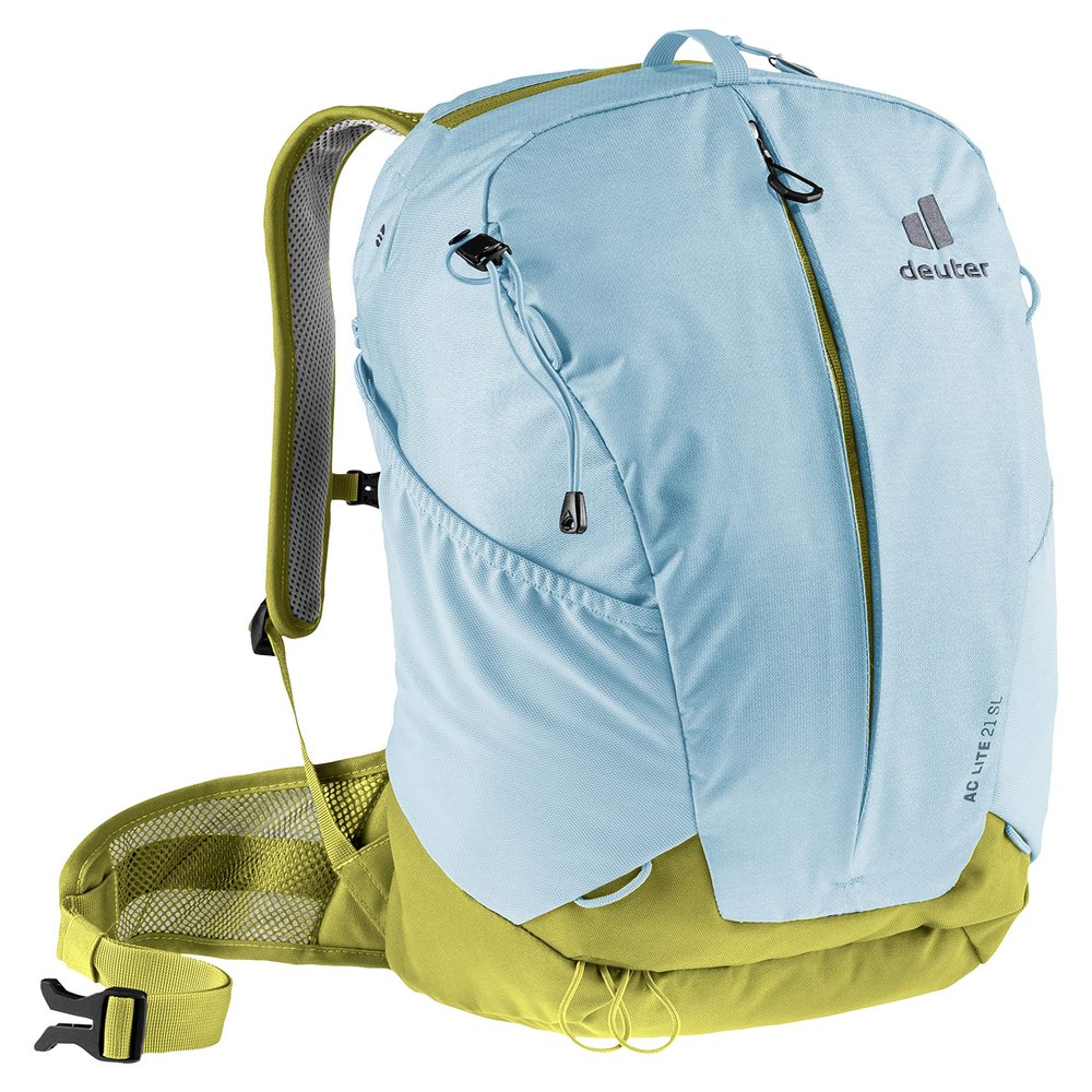 Deuter AC Lite 21 SL | Women's Lightweight Ergonomical Hiking Backpack | Hydration Compatible, Ventilated Back & Rain Cover, Dusk-Moss, 21 L