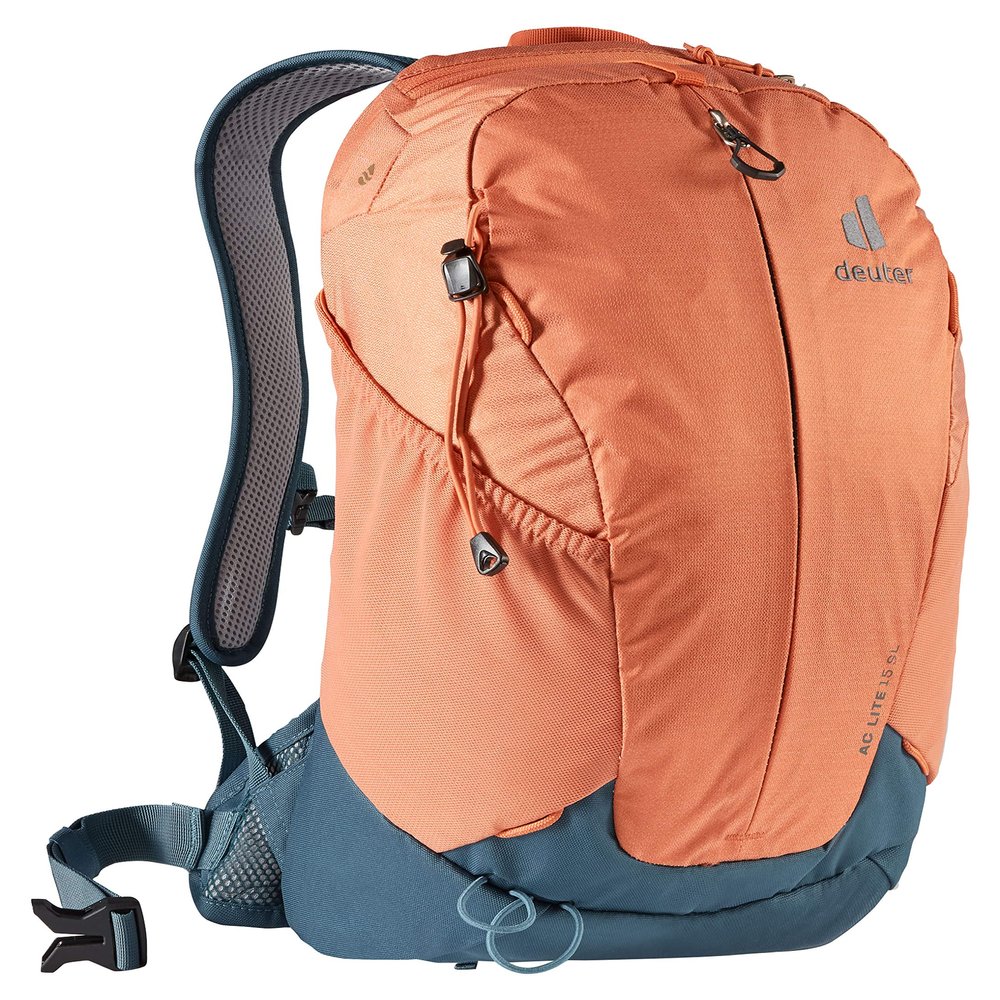 Deuter AC Lite 15 SL Women's 15 Liter Backpack with Lightweight Steel Frame and Ergonomical Straps | Hydration Compatible, Ventilated Back and Rain Cover for Day - Sienna-Arctic