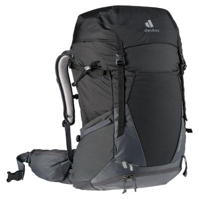 Deuter Women's Futura Pro 38 SL Hiking Backpack With Women's Fit - Black-Graphite