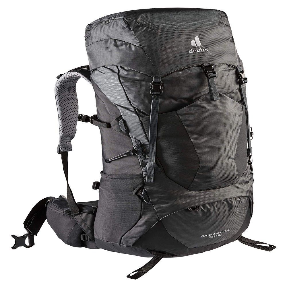 Deuter Aircontact Lite 40+10 Backpack for Hiking and Mountaineering - Graphite-Black