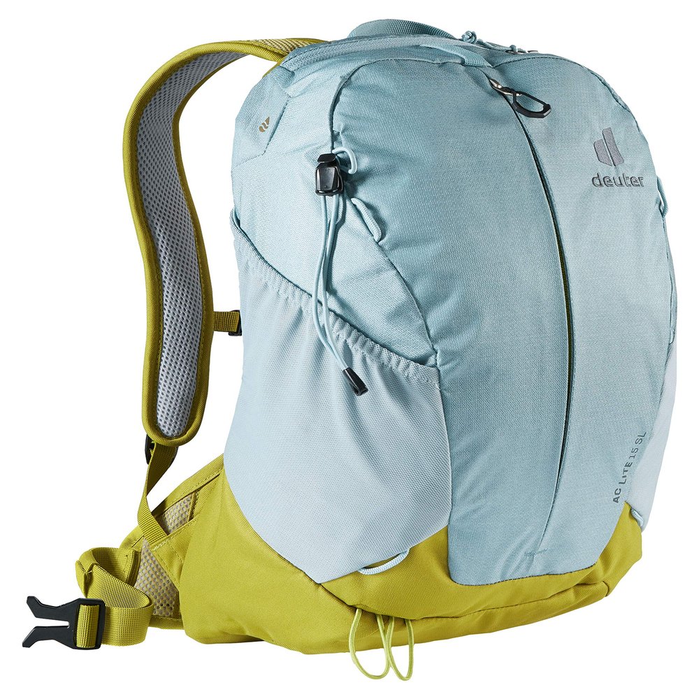 Deuter AC Lite 15 SL Women's 15 Liter Backpack with Lightweight Steel Frame and Ergonomical Straps | Hydration Compatible, Ventilated Back and Rain Cover for Day - Dusk-Moss