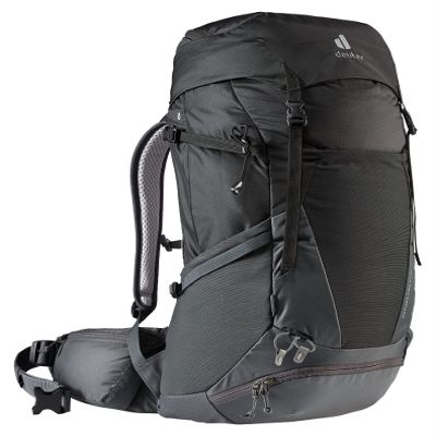 Deuter Women's Futura Pro 34 SL Hiking Backpack With Women's Fit - Black-Graphite